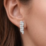 Fancy Shape Diamond Earrings Dubai