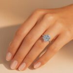 Floral Cluster Ring Hand