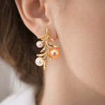 Floral Pearl earrings