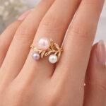 Floral Pearl ring