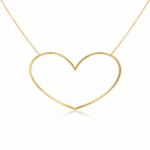 Gold Heart Necklace Dubai