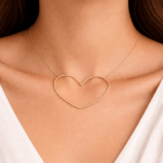 Gold Heart Necklace UAE