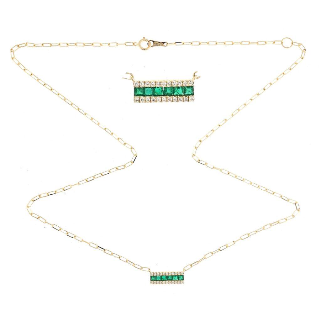 Green Emerald Necklace Dubai