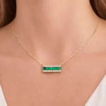 Green Emerald Necklace