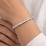 Half Diamond Bangle