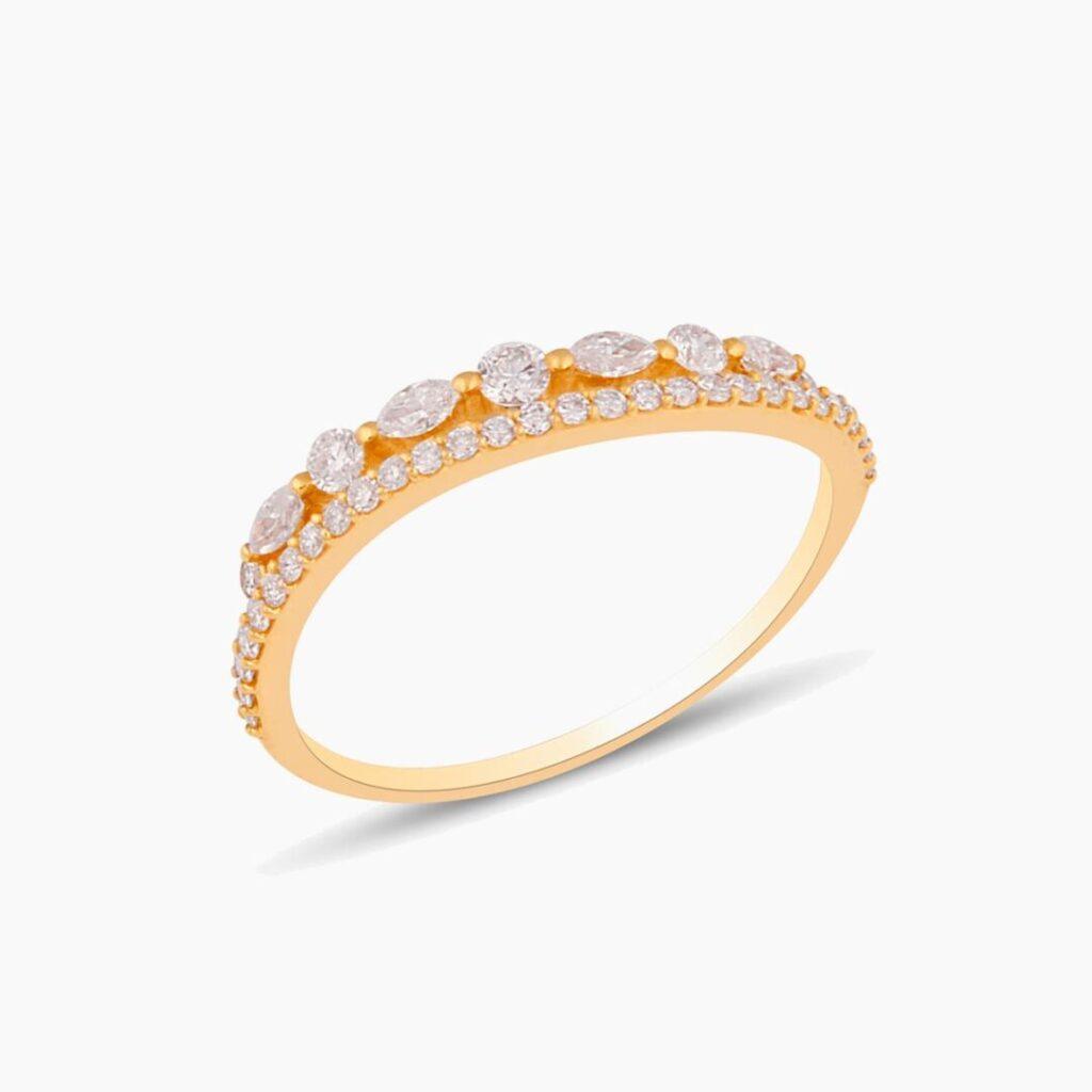 Fancy Eternity Diamond Ring Dubai