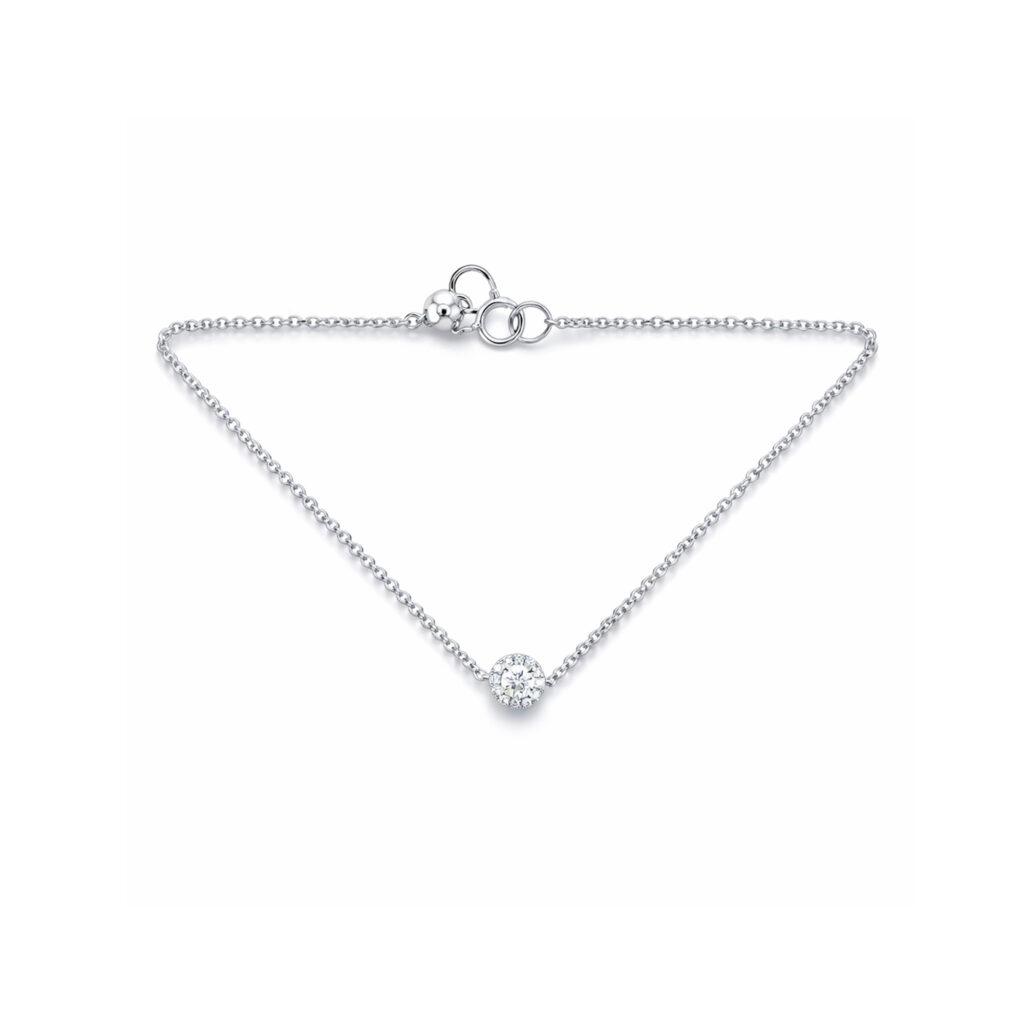 Halo Diamond Bracelet Dubai