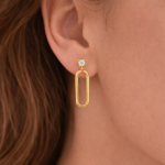 Hanging Gold Earrings