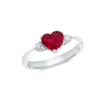 Heart Shape Ruby Ring UAE