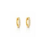 Hoop Diamond Earrings Dubai