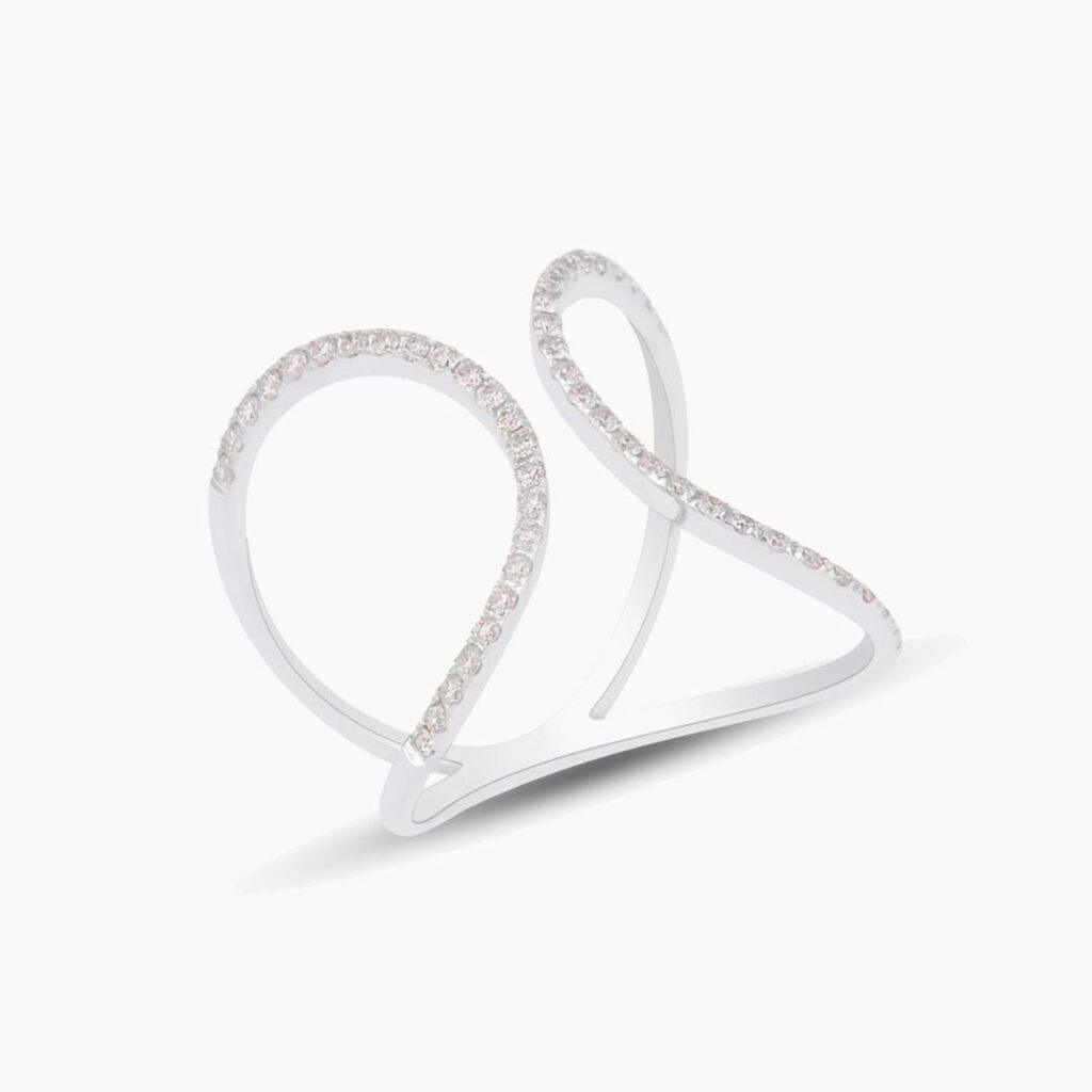 Cuff Diamond Ring Dubai