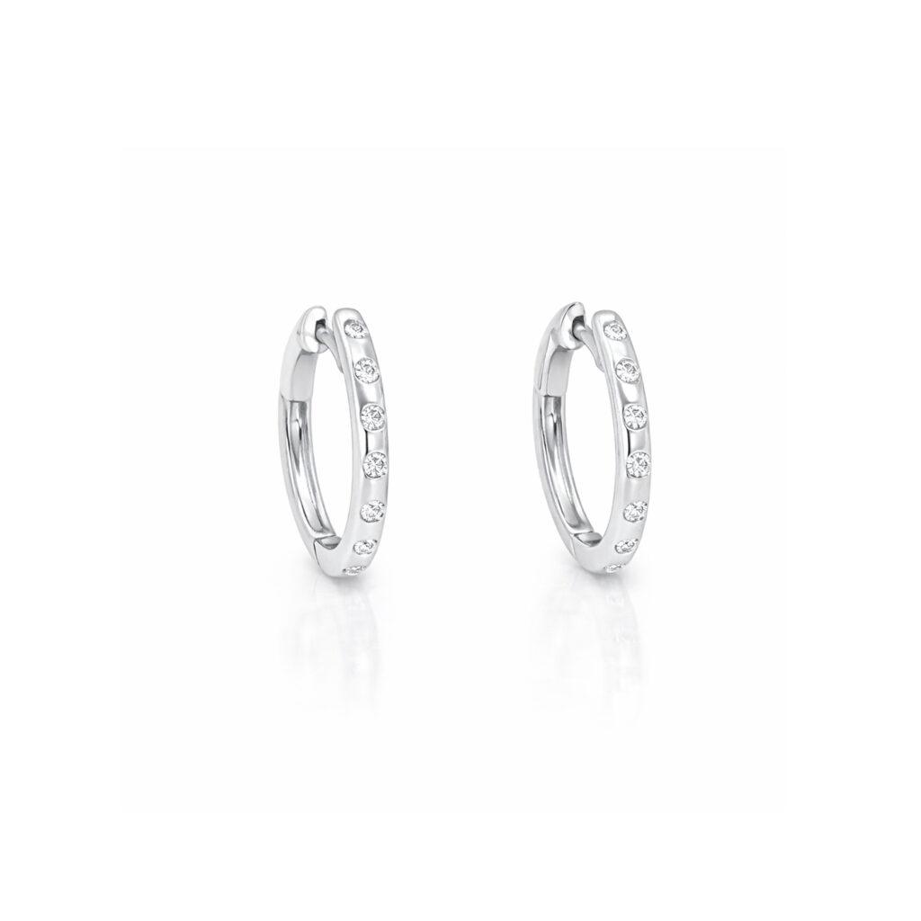 Huggies Diamond Earrings Dubai