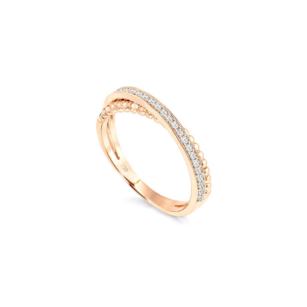 Intertwined Diamond Ring Dubai