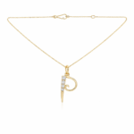 Letter P Diamond Pendant Dubai