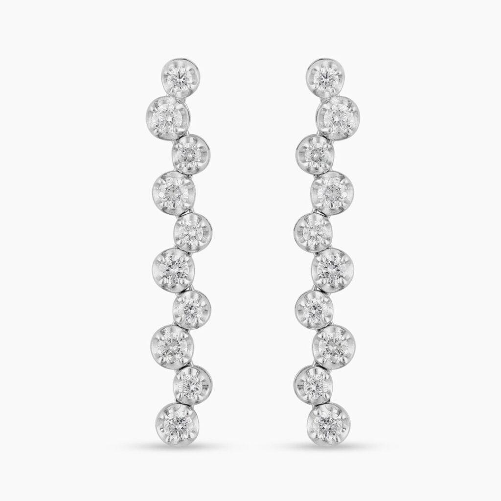 Long Diamond Earrings Dubai