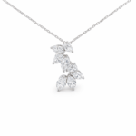 Marquise Diamond floral Pendant Dubai