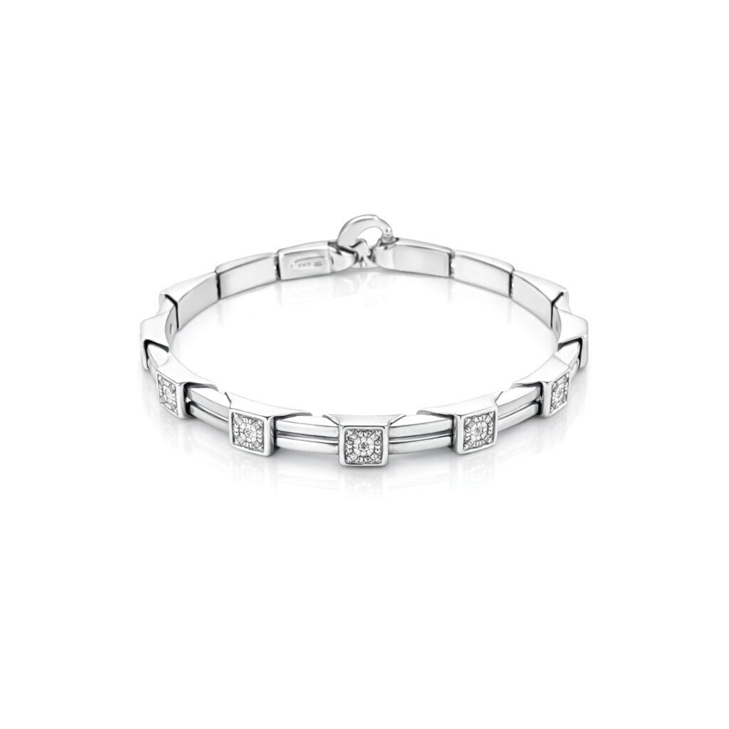 Mens Band with diamonds