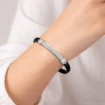 Mens Band with diamonds