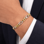 Mens Bracelet in Dual tone Dubai