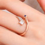 Mother of Pearl and Diamond Ring Dubai