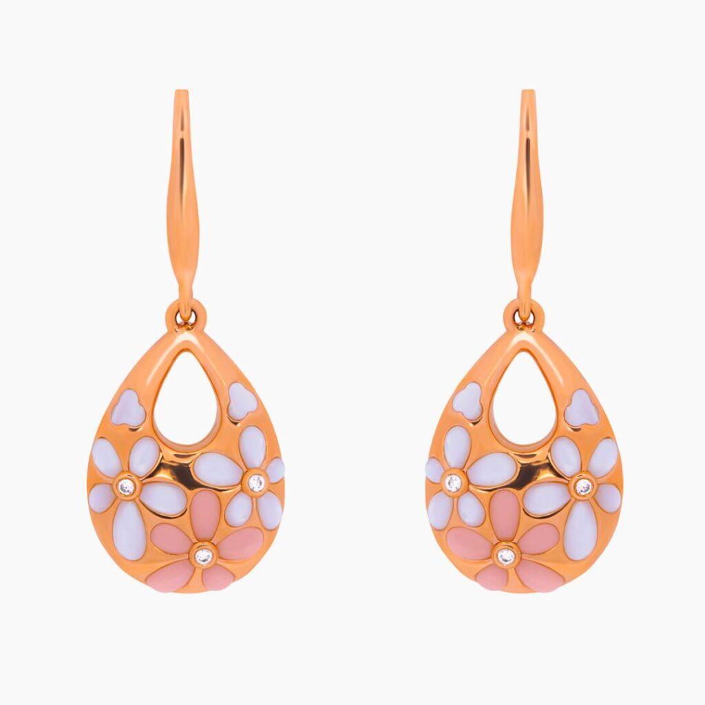 Mother of Pearl drop Earrings Dubai