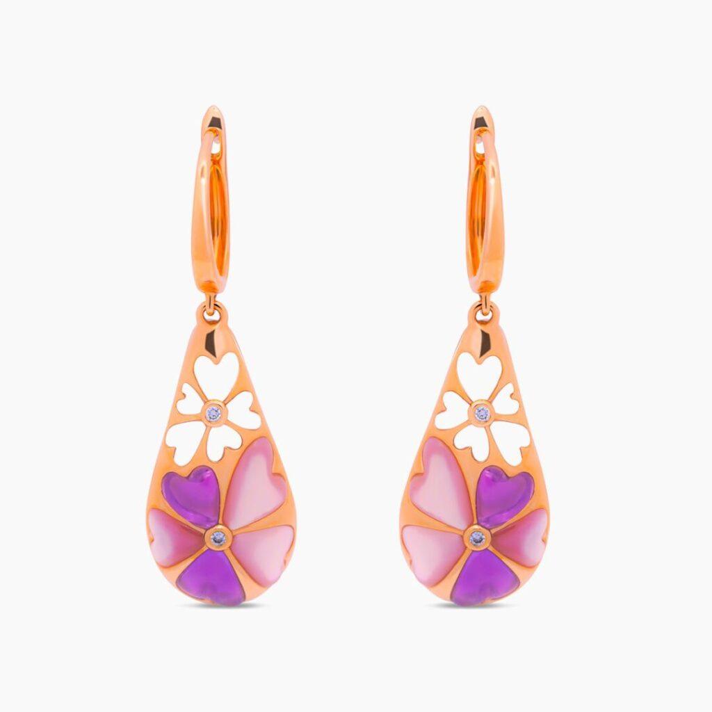 Mother of Pearl drop Earrings Dubai