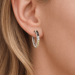 Multi Color Hoop Earrings