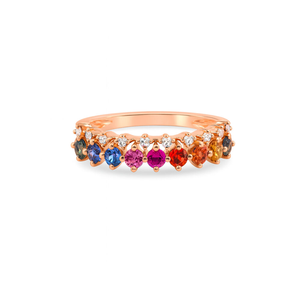 Multi sapphire Ring Dubai