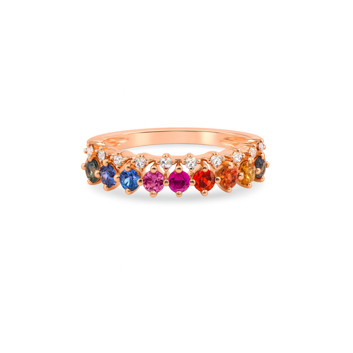 Multi sapphire Ring Dubai