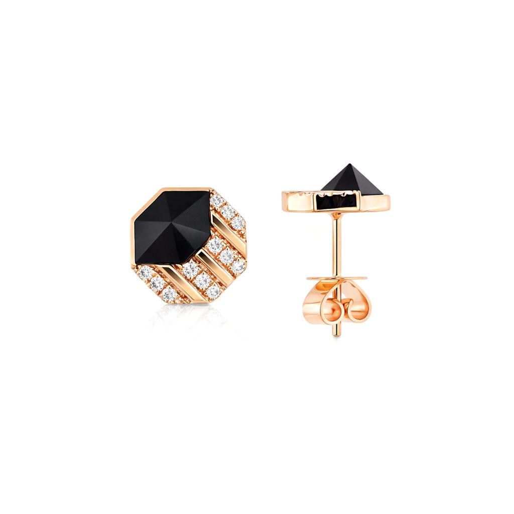 Onyx Earrings with diamonds Dubai