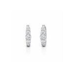 Oval Diamond Earrings