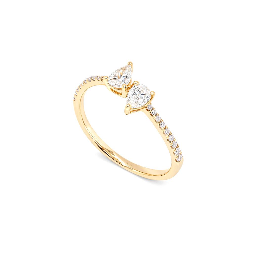 Pear diamond Ring Dubai