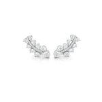 Pear diamond earrings