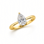Pear shape solitaire Diamond ring