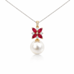 Pearl Pendant with Ruby Dubai
