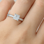 Princess Diamond Solitaire ring