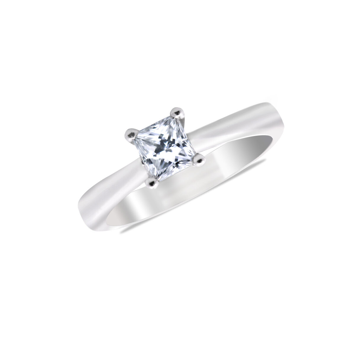 Princess Diamond Solitaire ring UAE