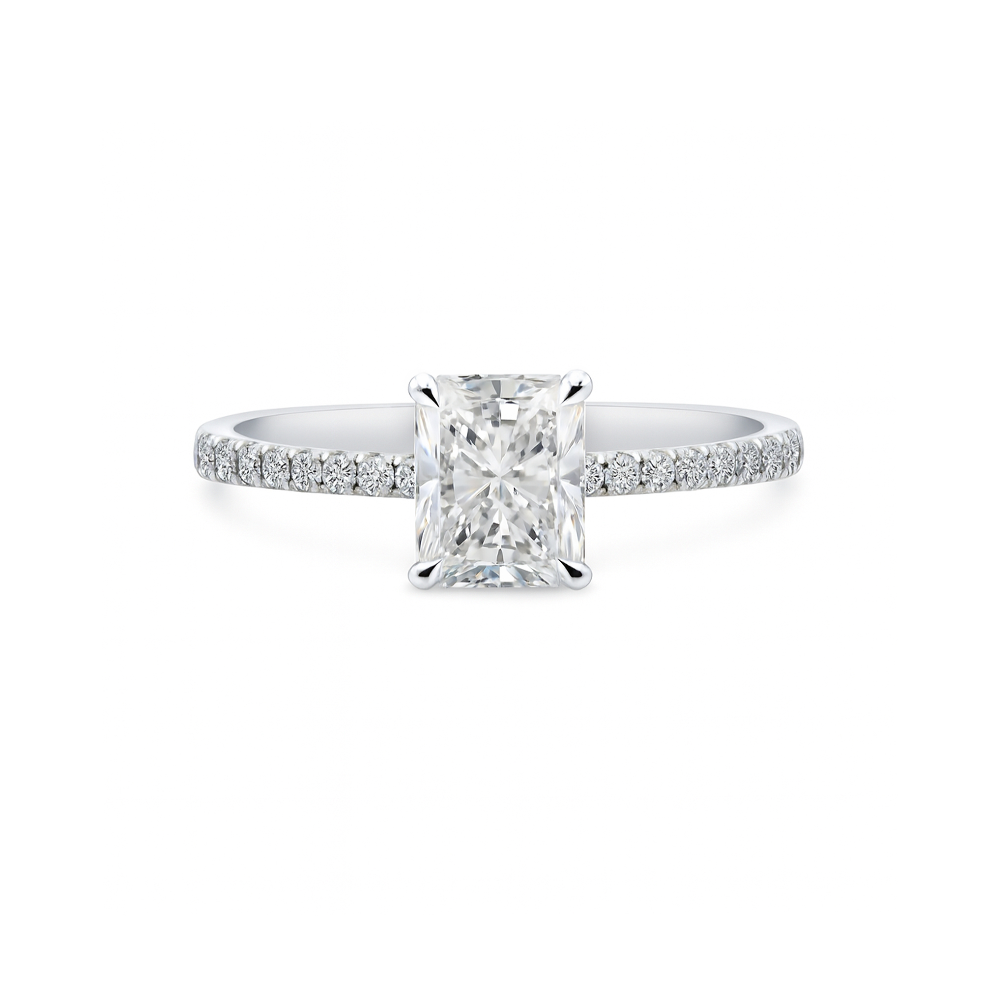 Radiant cut diamond ring UAE