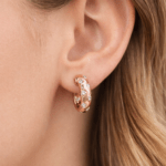 Rose Gold Hoop Earrings