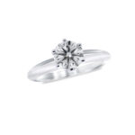 Round Diamond Solitaire ring Dubai