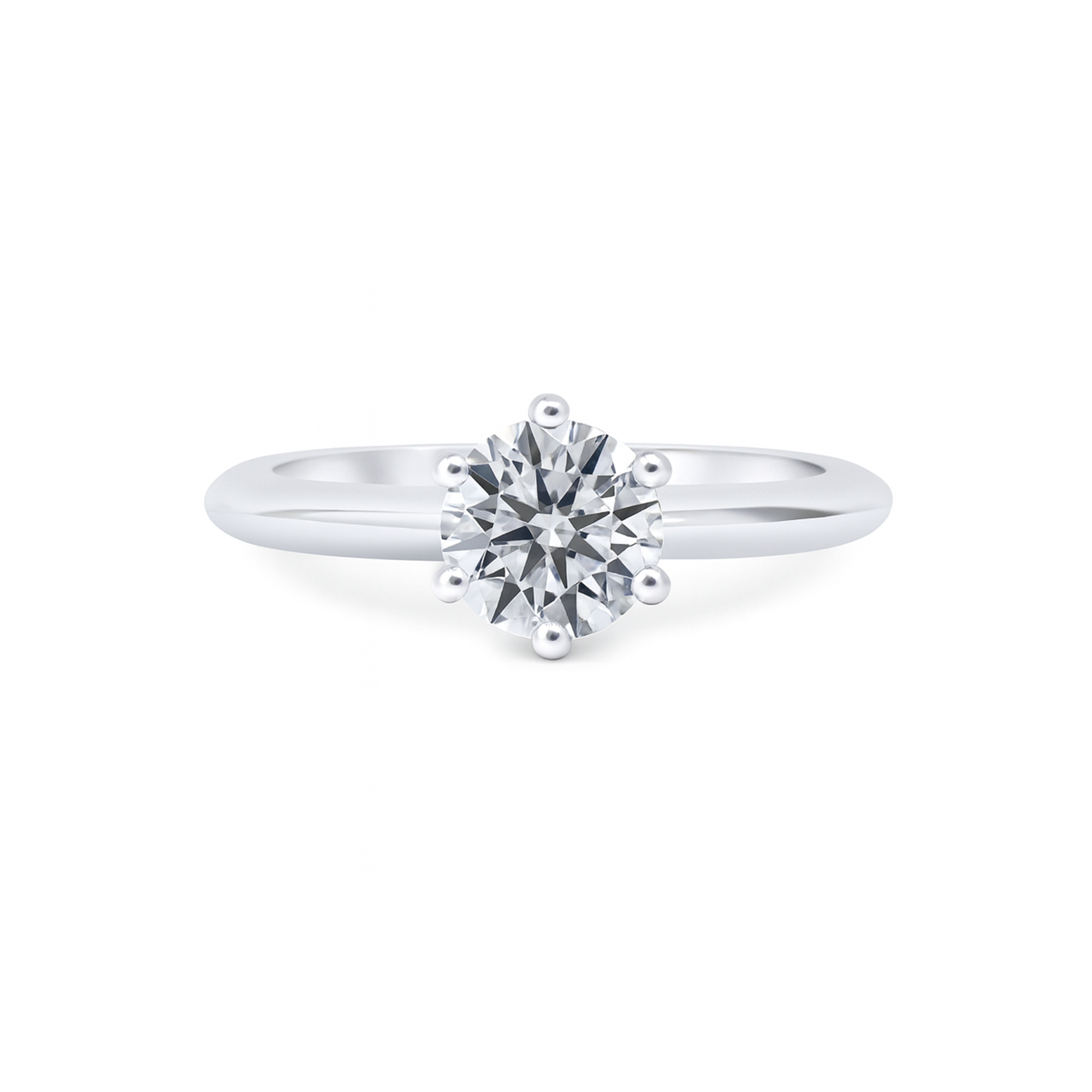 Round Diamond Solitaire ring UAE