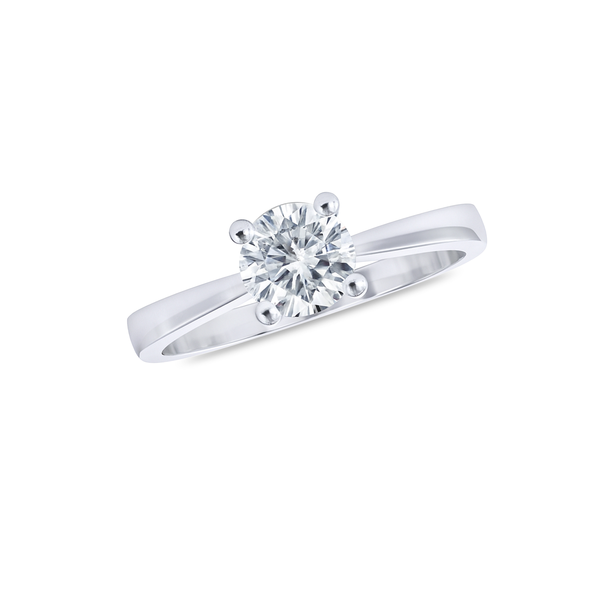 Round diamond engagement ring UAE