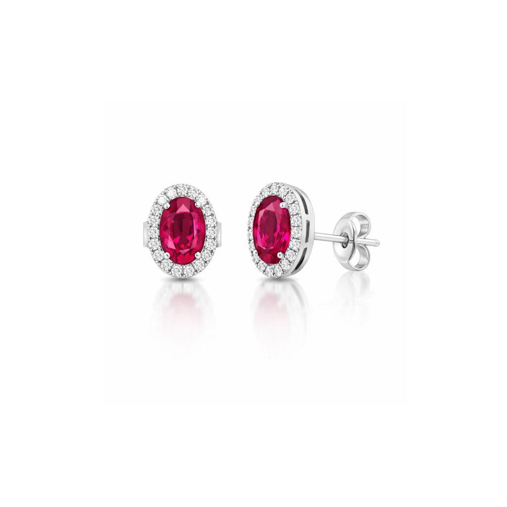 Ruby Earrings Dubai