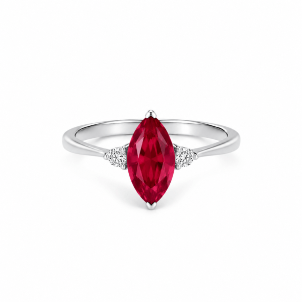Ruby Ring with Diamonds Dubai