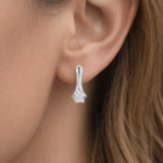 Russian lock Diamond Earrings