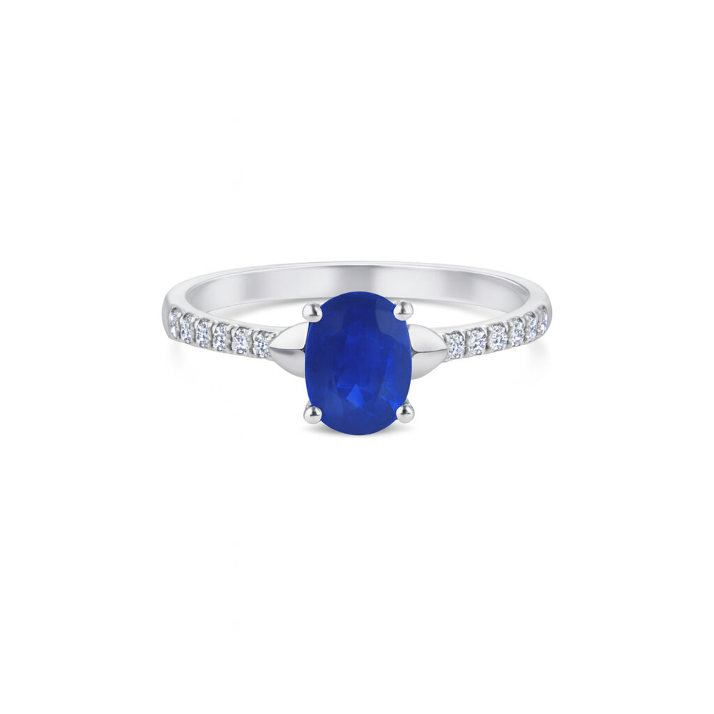 Sapphire ring with Diamonds Dubai