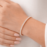 Single line Diamond Bangle