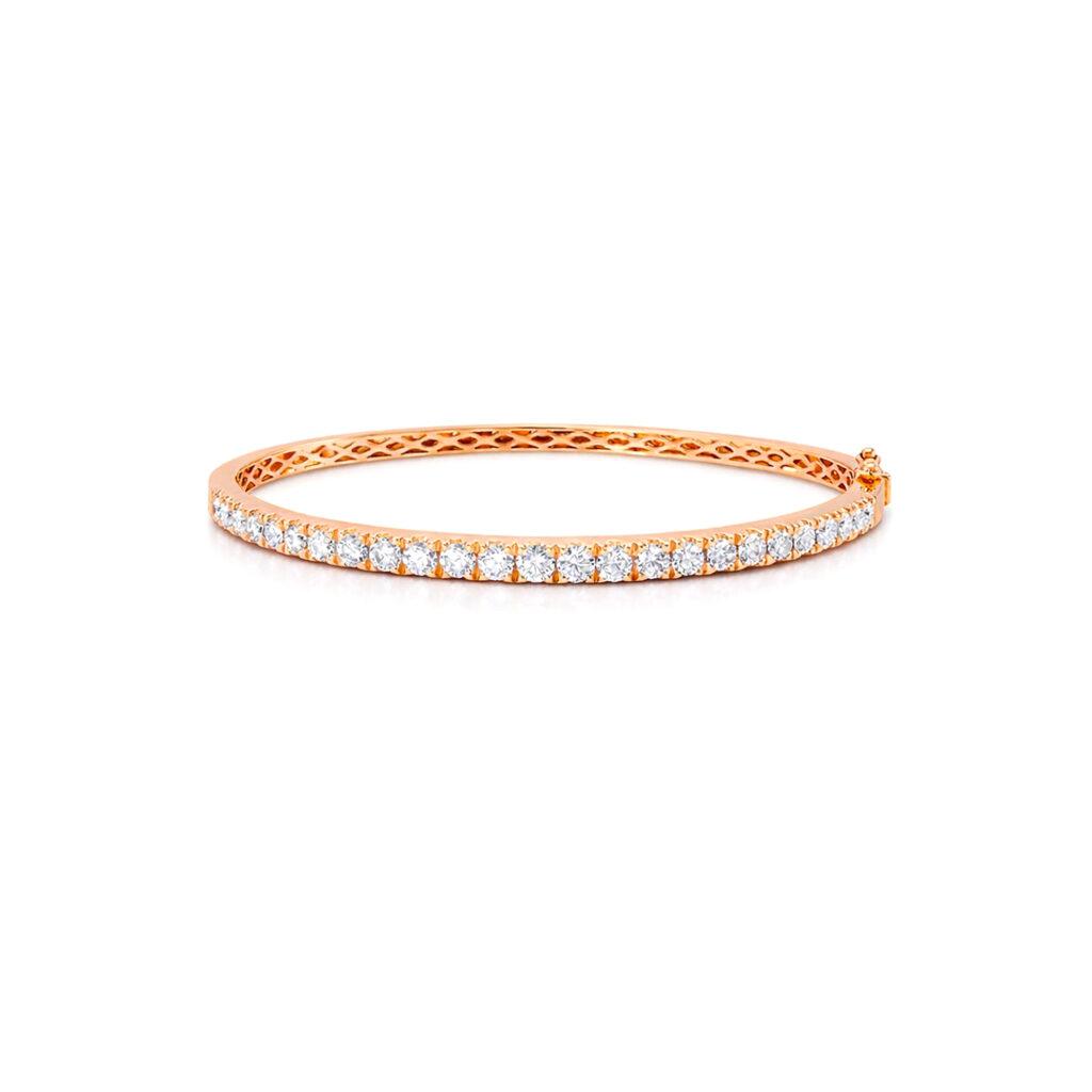 Single line Diamond Bangle Dubai