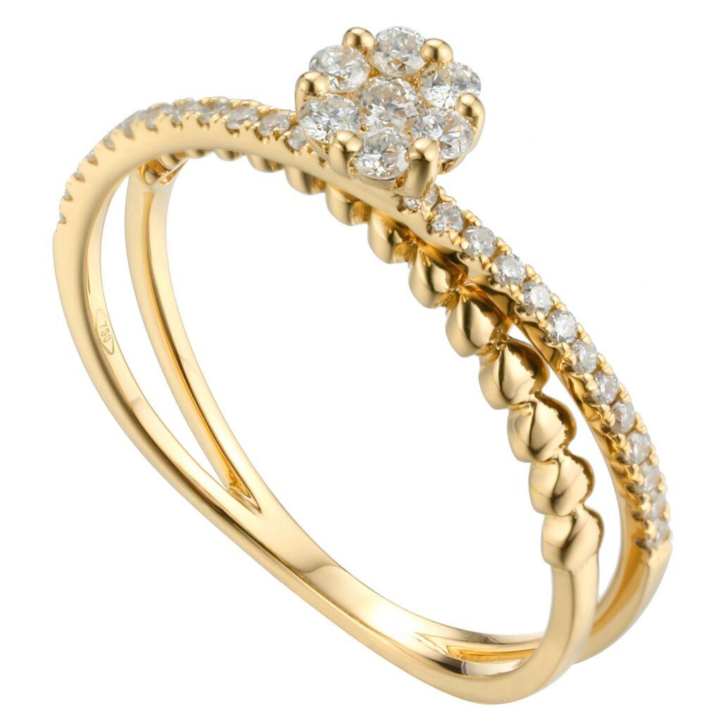 Stackable Diamond Ring Dubai