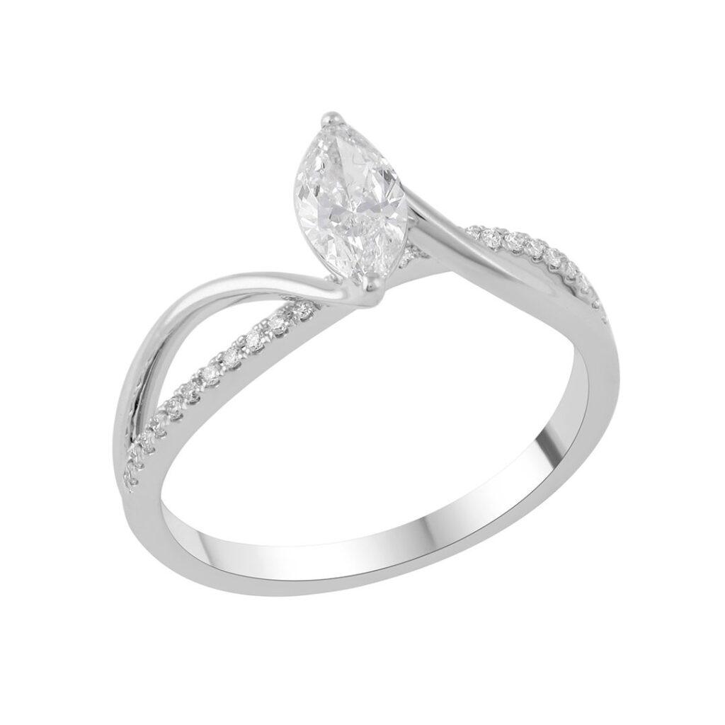 Stylish Marquise diamond Ring Dubai